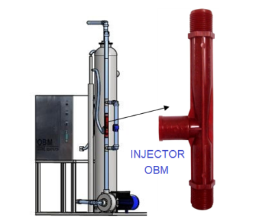 Injector trộn khí ozone