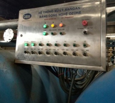 Xử lý nước nhiễm Mn bằng ozone