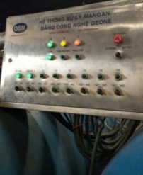 Xử lý nước nhiễm Mn bằng ozone